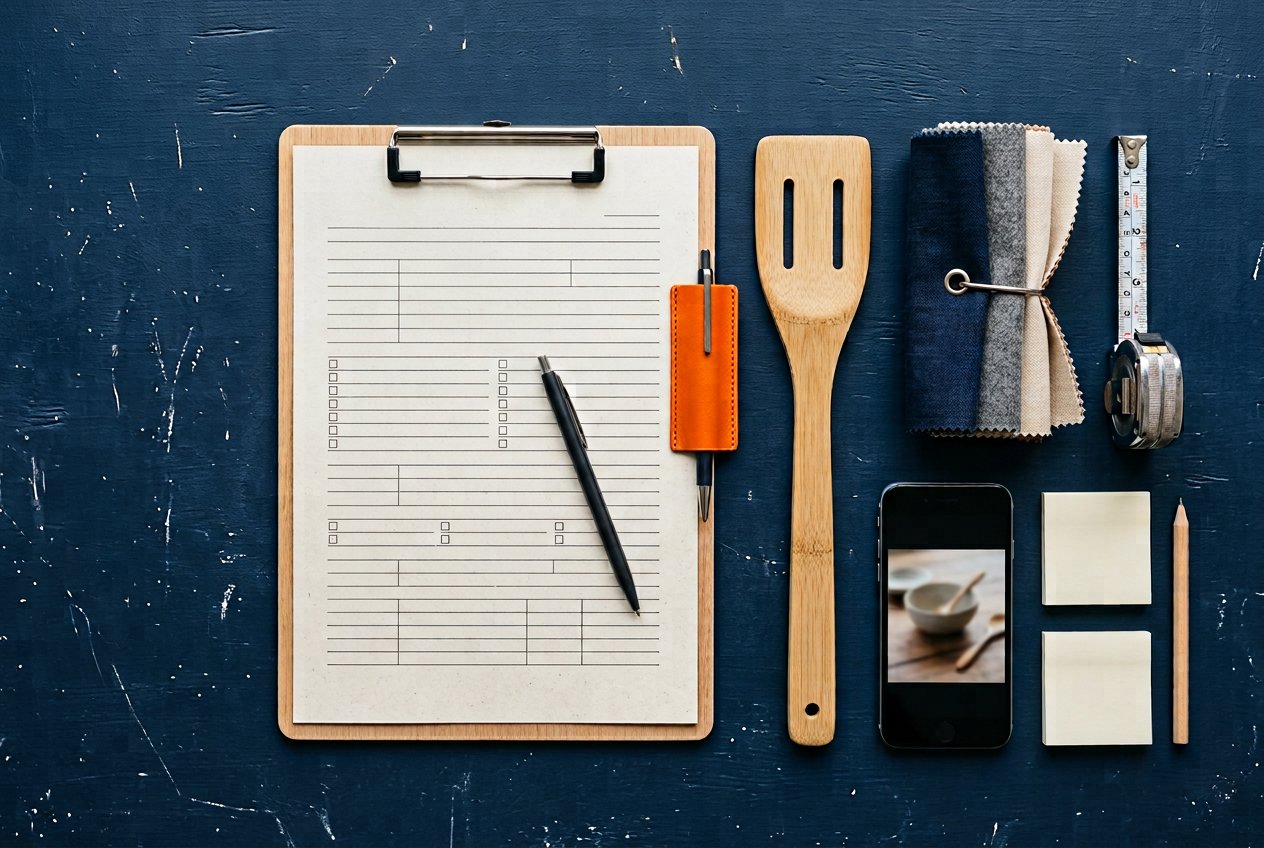 A supplier-ready China sourcing brief with product dimensions, materials, target quantities, and packaging notes.